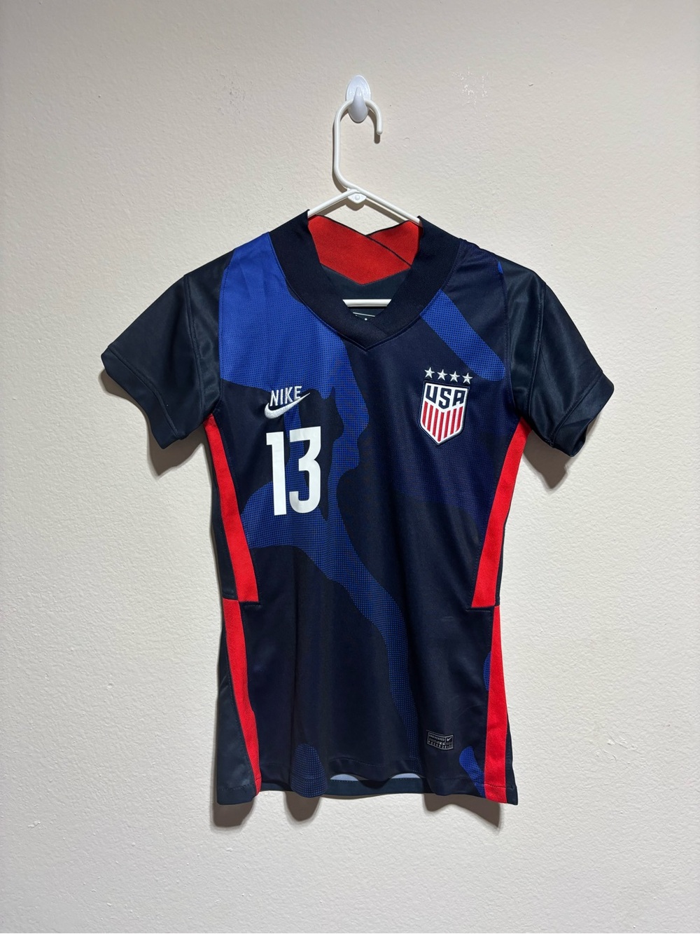 Nike Women's USA Soccer Jersey in Navy Blue & Red